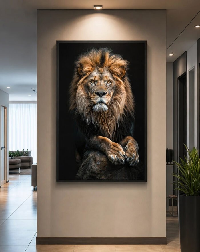 Lion Wall Art Canvas